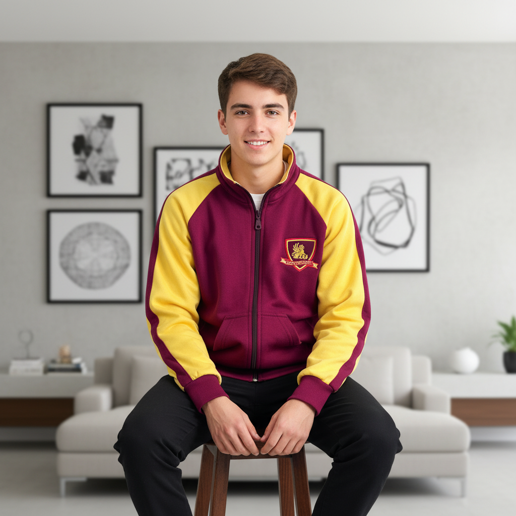 Poleron de Buzo Burdeo San Marcos