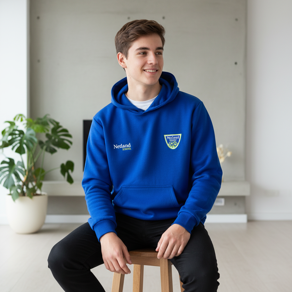 Poleron Canguro Algodón Netland School